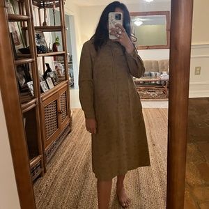 Suede dress